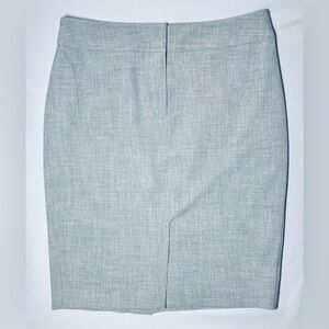 Worthington Petite Stretch Pencil Skirt Women's 6P Gray Knee Length GOOD